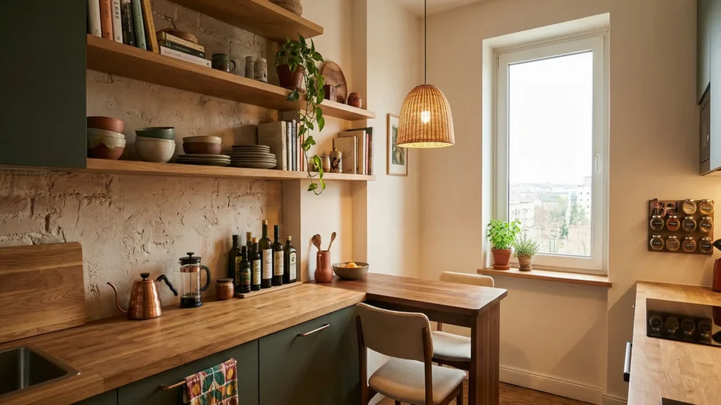 1+1 mutfak dekorasyonu