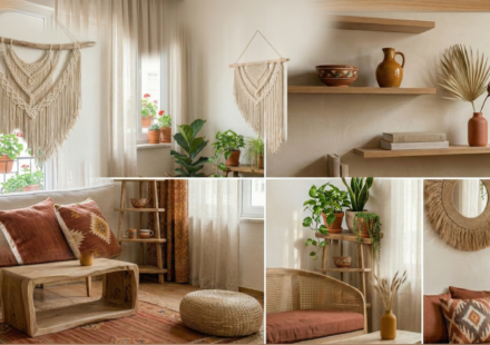 Bohem Salon Dekorasyonu