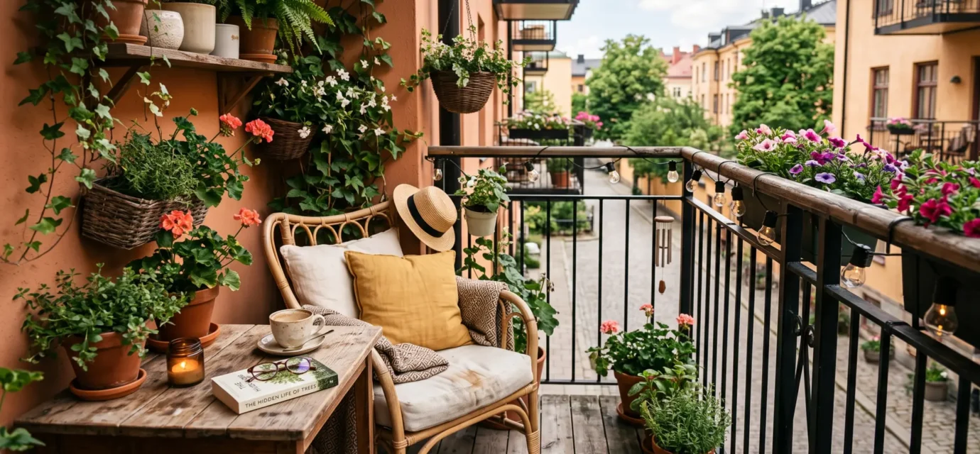 Küçük Balkon Dekorasyonu