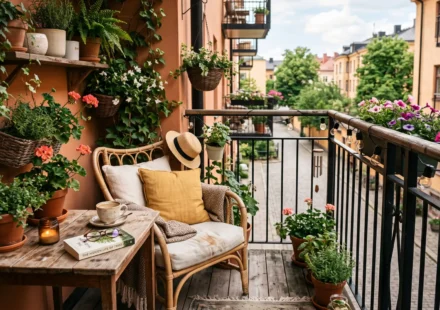 Küçük Balkon Dekorasyonu