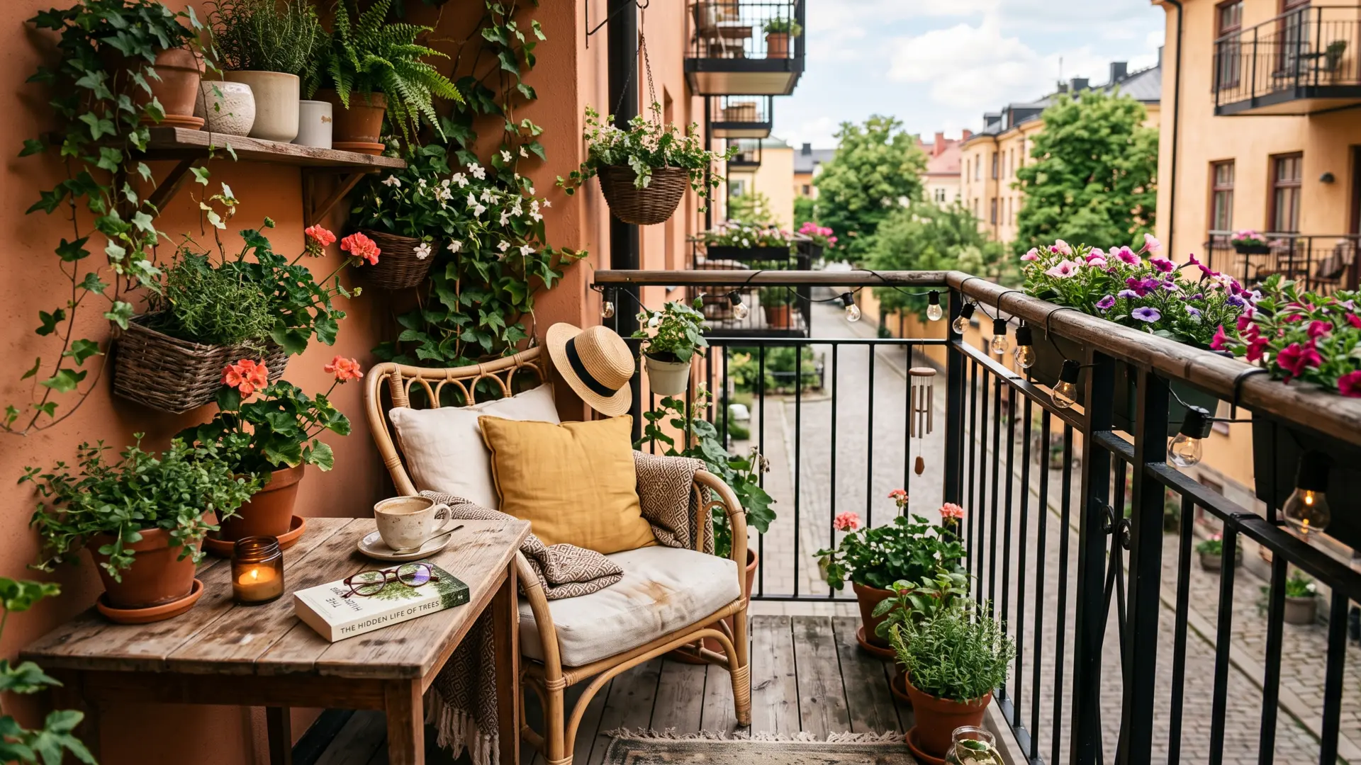Küçük Balkon Dekorasyonu Rehberi ile Dar Alanları Genişletin