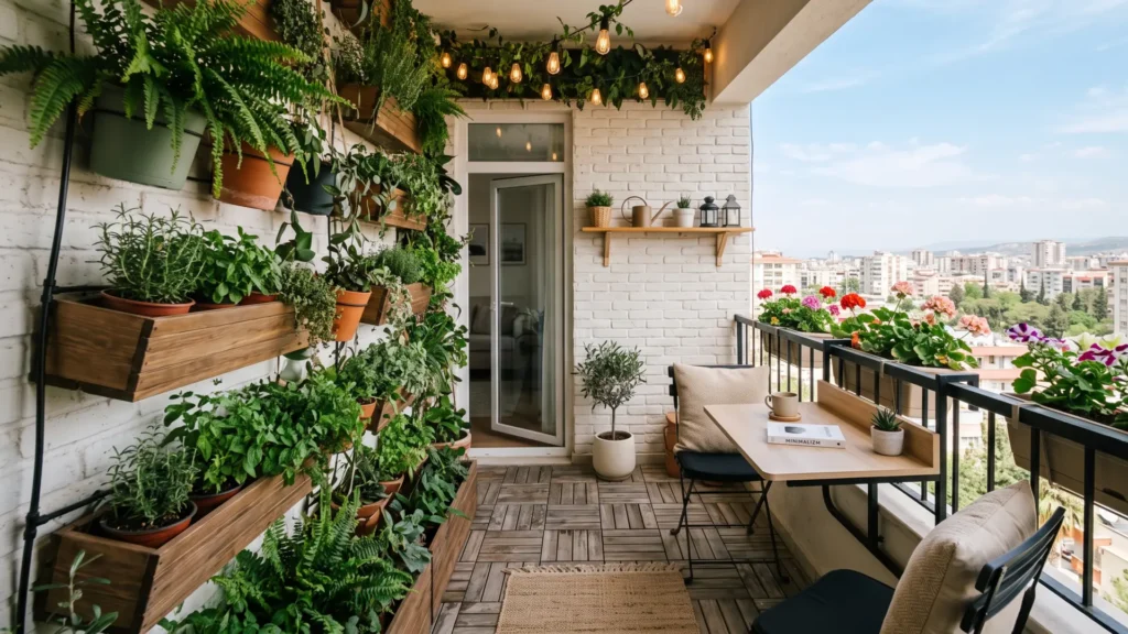 Küçük Balkon Dizayn Örnekleri